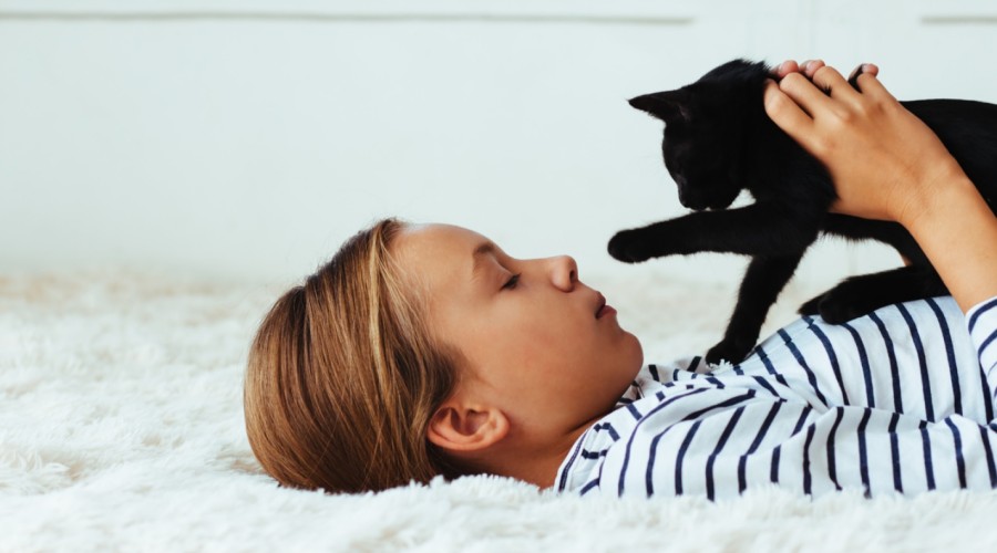 Koty i dzieci